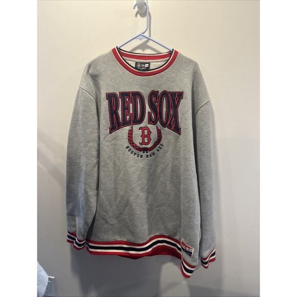 Boston Red Sox MLB XXL New Era Pullover Sweatshirt Mens Red 2XL - Picture 1 of 6